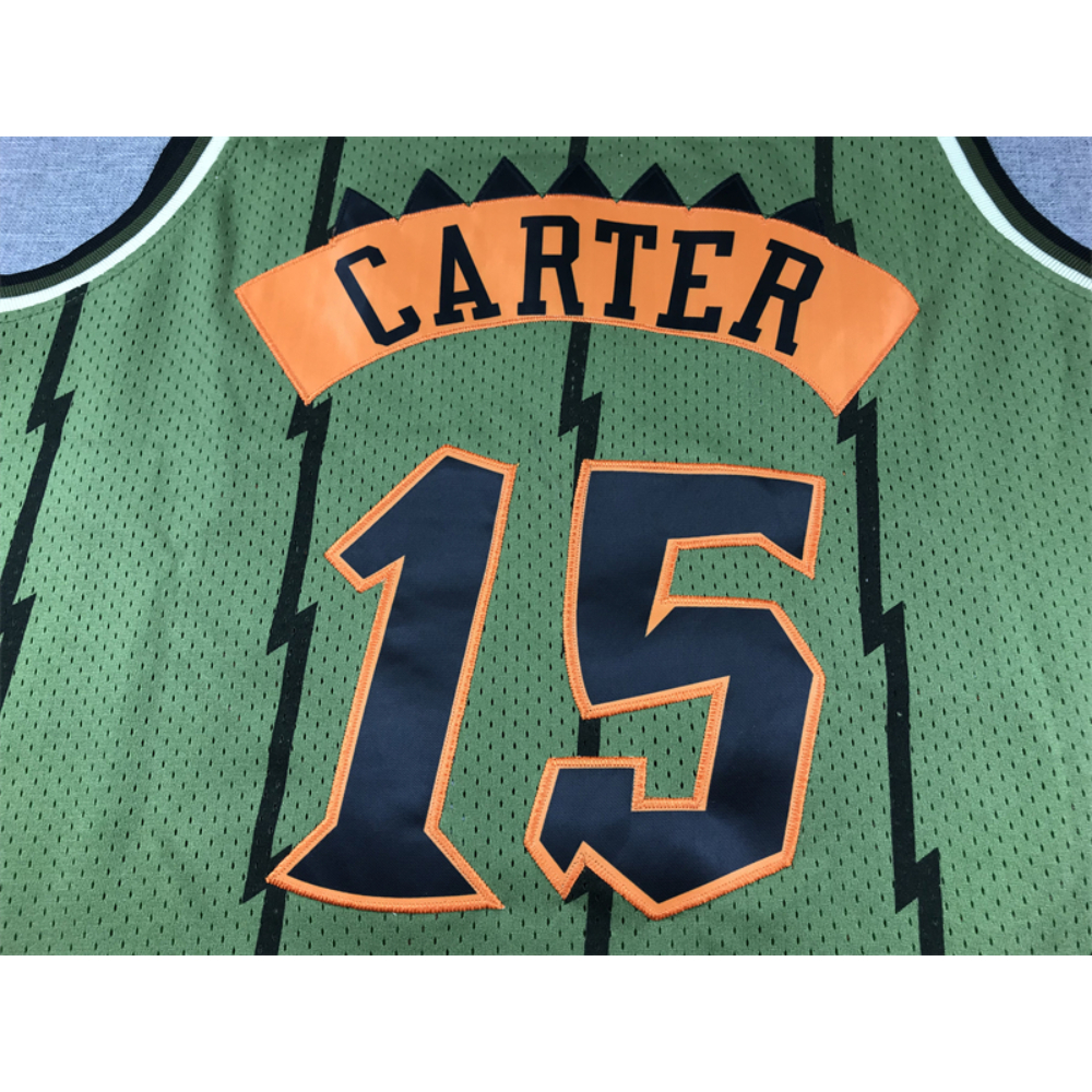 Kép 3/4 - Vince CARTER Army Green Toronto Raptors mez