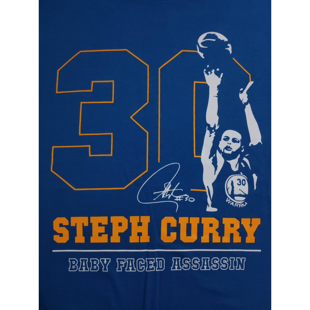 Kép 4/6 - BallStarz Stephen Curry Baby Faced Assassin póló (kék)