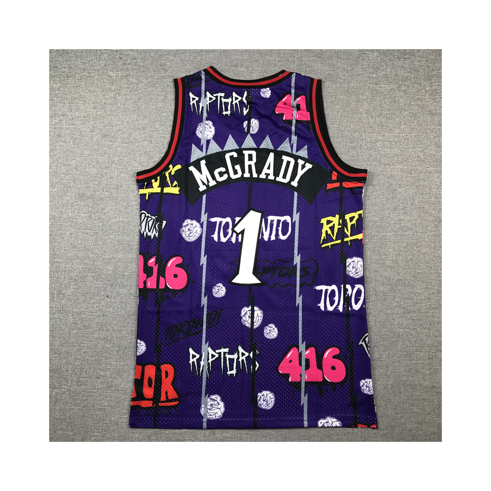 Kép 2/4 - Tracy McGRADY Grafiti Edition Raptors mez