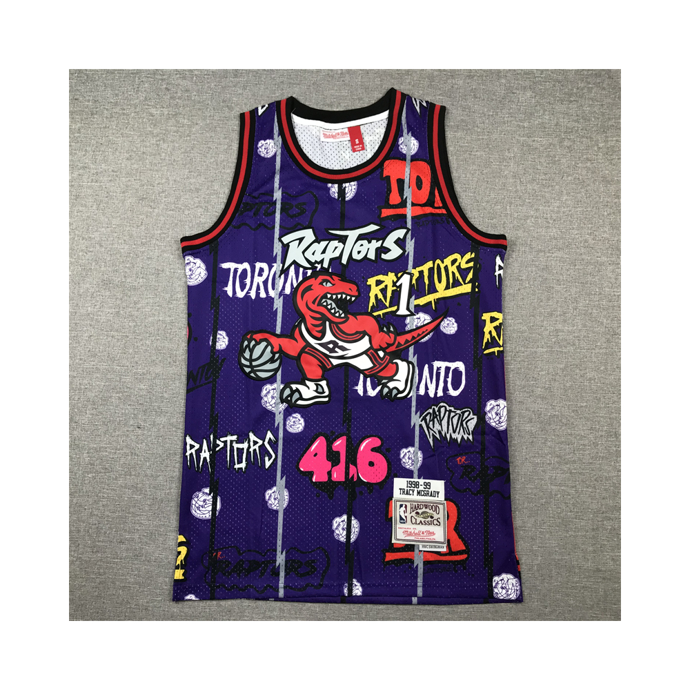 Kép 1/4 - Tracy McGRADY Grafiti Edition Raptors mez
