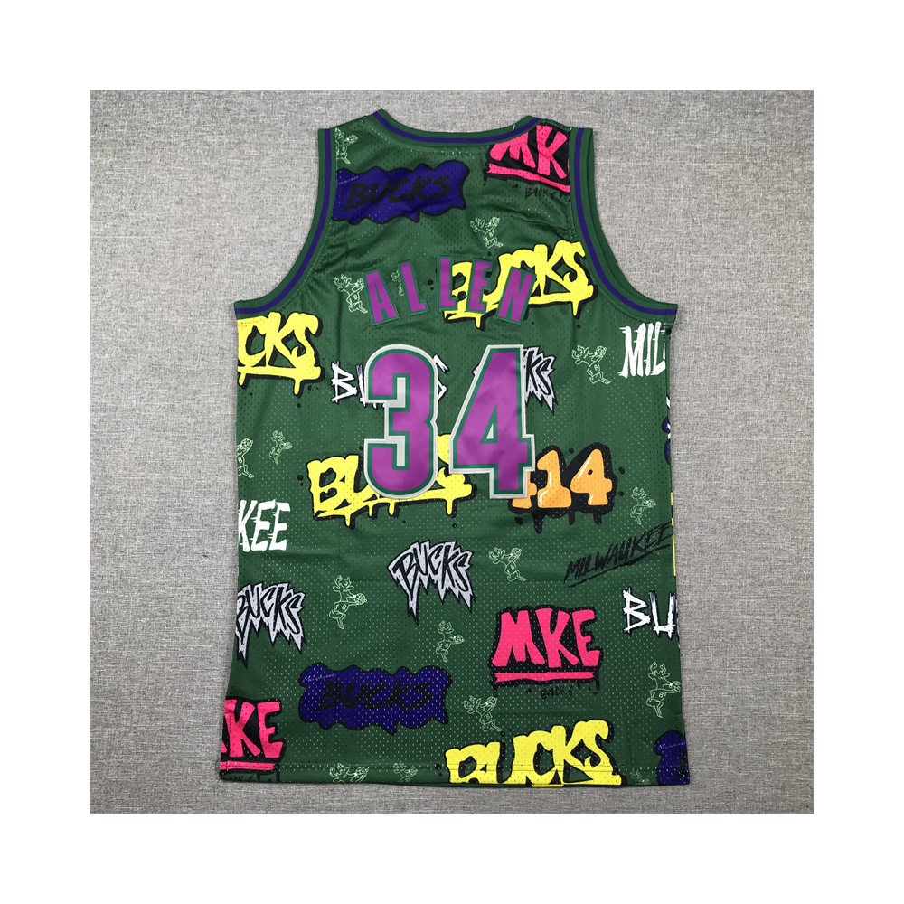 Kép 2/4 - Ray ALLEN Grafiti Edition Bucks mez