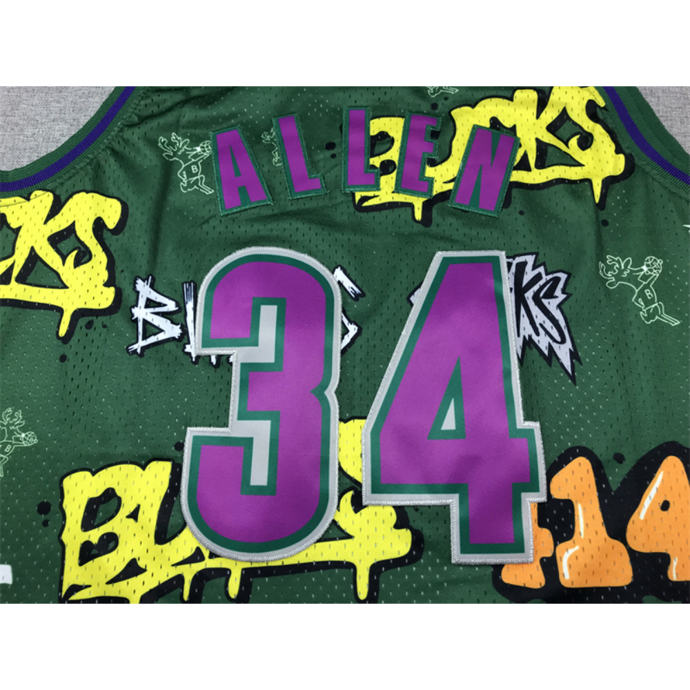 Kép 4/4 - Ray ALLEN Grafiti Edition Bucks mez