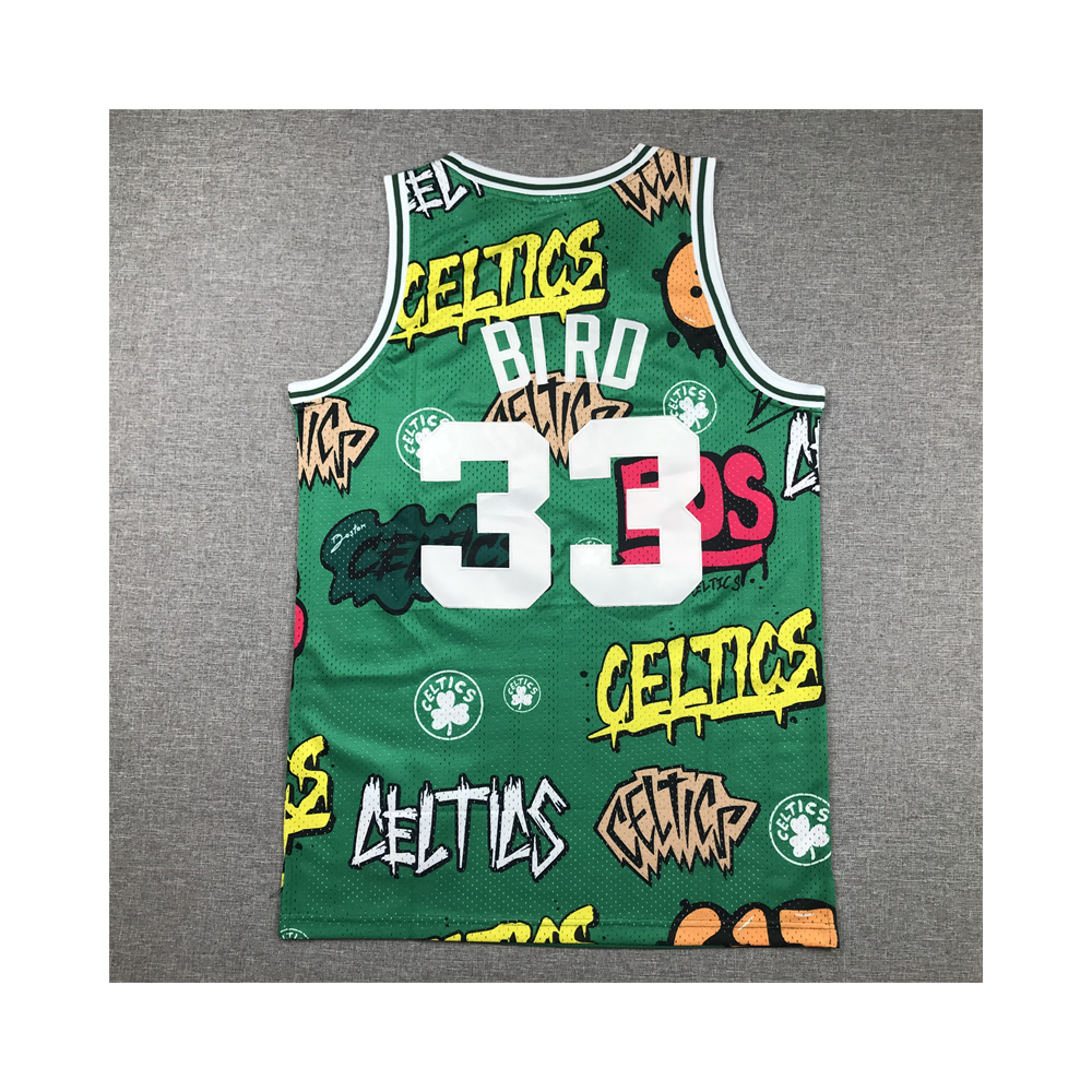 Kép 2/4 - Larry BIRD Grafiti Edition Boston Celtics mez