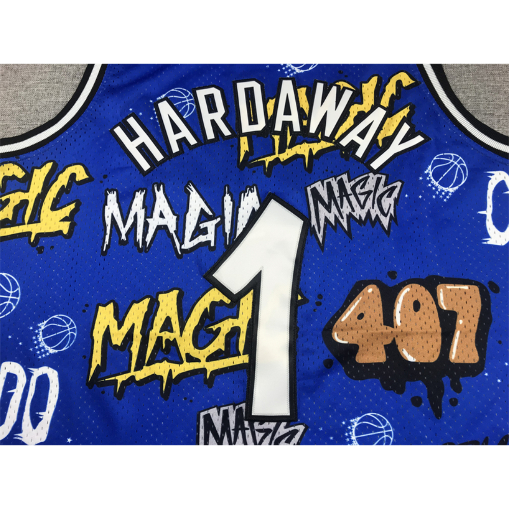 Kép 3/4 - Anfernee HARDAWAY Grafiti Edition Orlando Magic mez