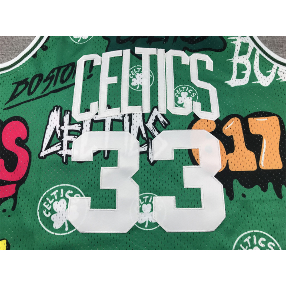 Kép 3/4 - Larry BIRD Grafiti Edition Boston Celtics mez