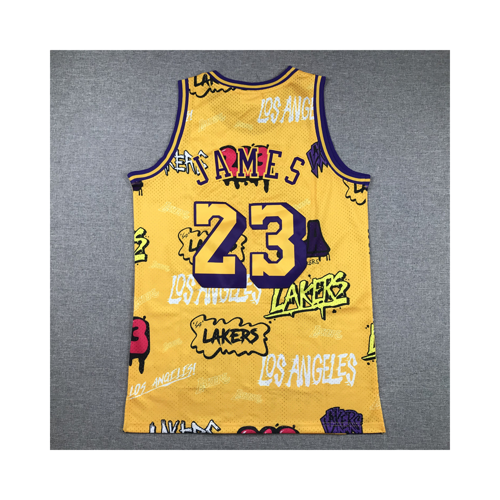 Kép 2/4 - Lebron JAMES Grafiti Edition Los Angeles Lakers mez #23