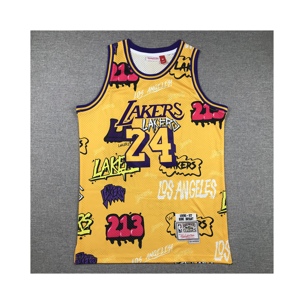 Kép 1/4 - Kobe BRYANT Grafiti Edition Los Angeles Lakers mez #24