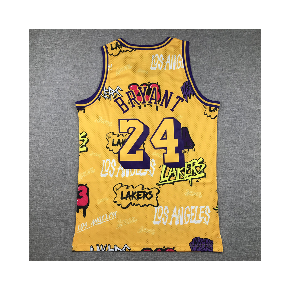 Kép 2/4 - Kobe BRYANT Grafiti Edition Los Angeles Lakers mez #24
