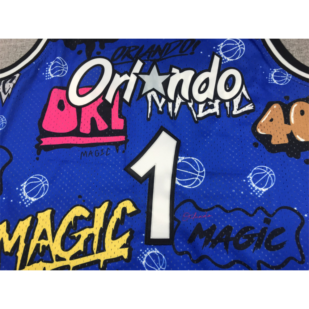 Kép 4/4 - Anfernee HARDAWAY Grafiti Edition Orlando Magic mez