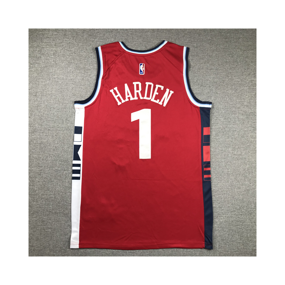 Kép 2/4 - James HARDEN 2024 piros Clippers mez