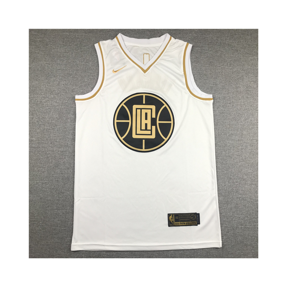 Kép 1/3 - Kawhi LEONARD fehér Golden Edition Los Angeles Clippers mez