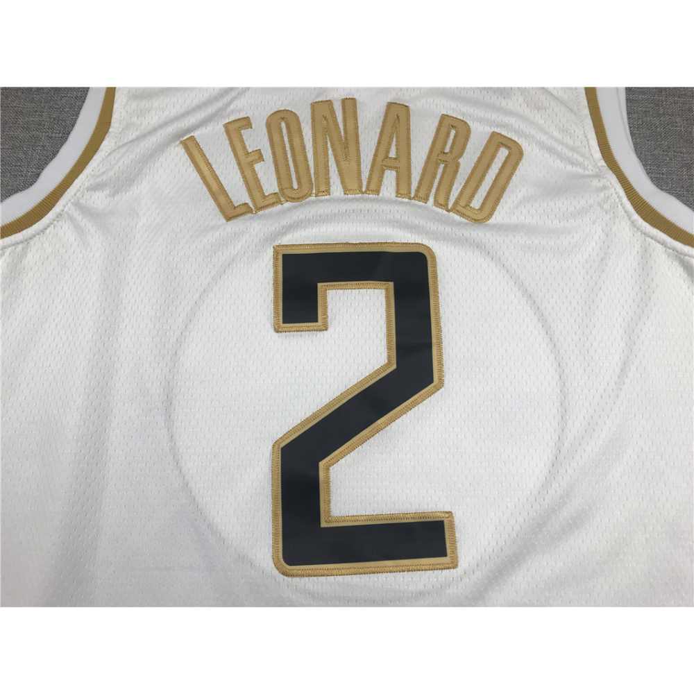 Kép 3/3 - Kawhi LEONARD fehér Golden Edition Los Angeles Clippers mez