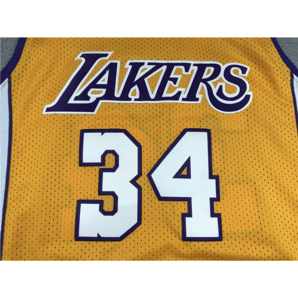 Kép 3/3 - Shaquille O’NEAL 1999-00 sárga Los Angeles Lakers mez