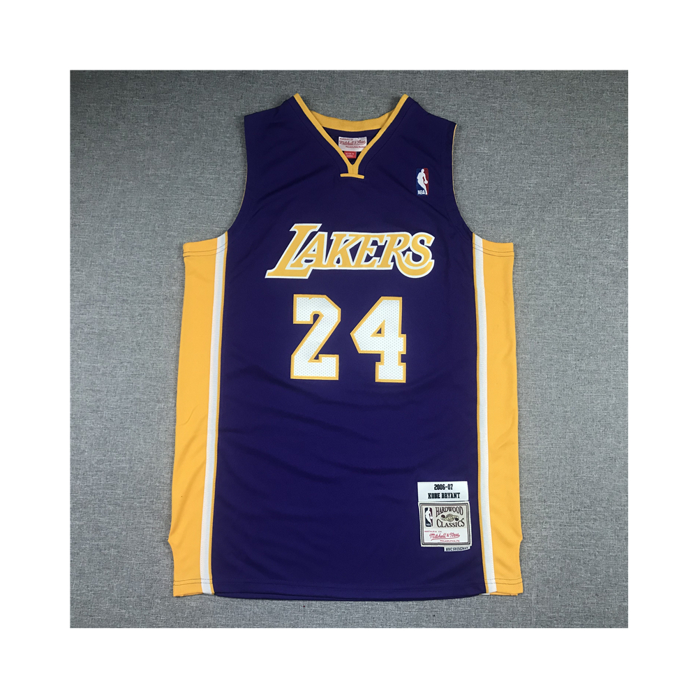 Kép 1/3 - Kobe BRYANT 2006-07 lila Los Angeles Lakers mez #24