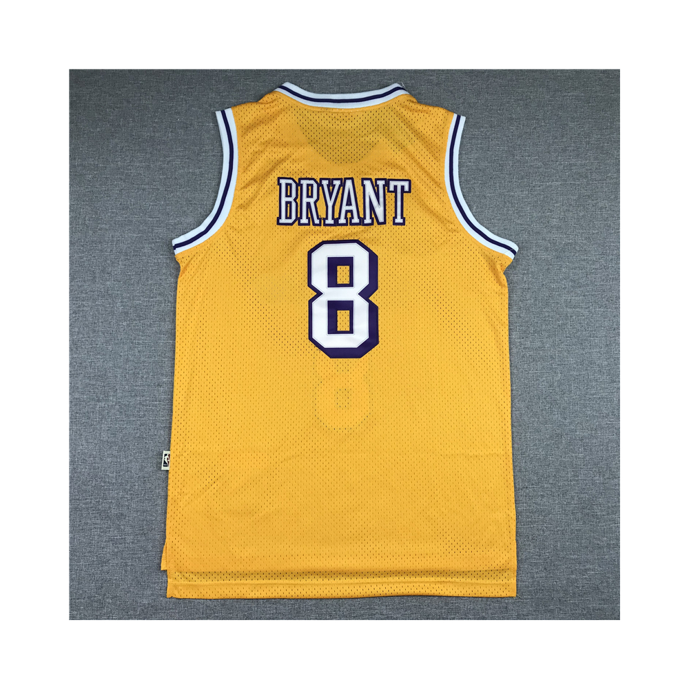 Kép 2/3 - Kobe BRYANT 1996-97 Sárga retro Los Angeles Lakers mez #8