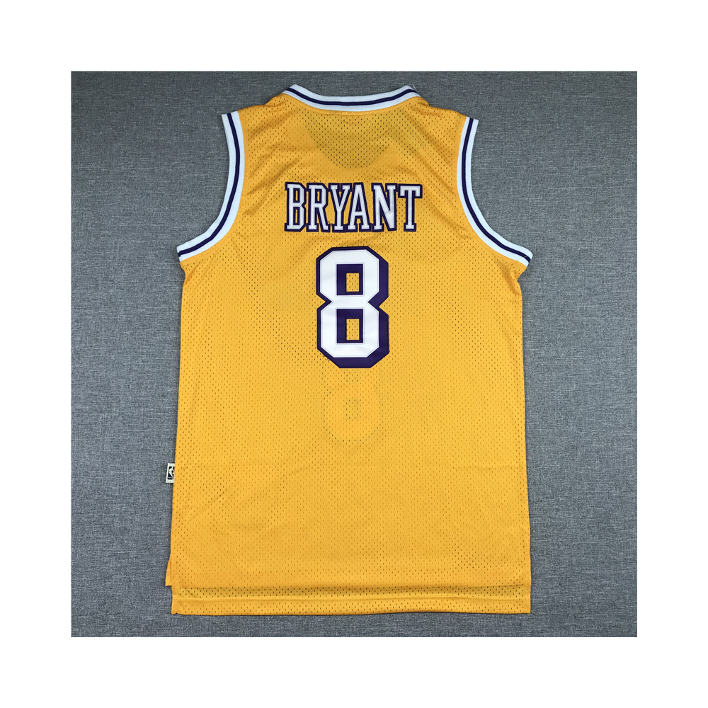 Kép 2/3 - Kobe BRYANT 1996-97 Sárga retro Los Angeles Lakers mez #8