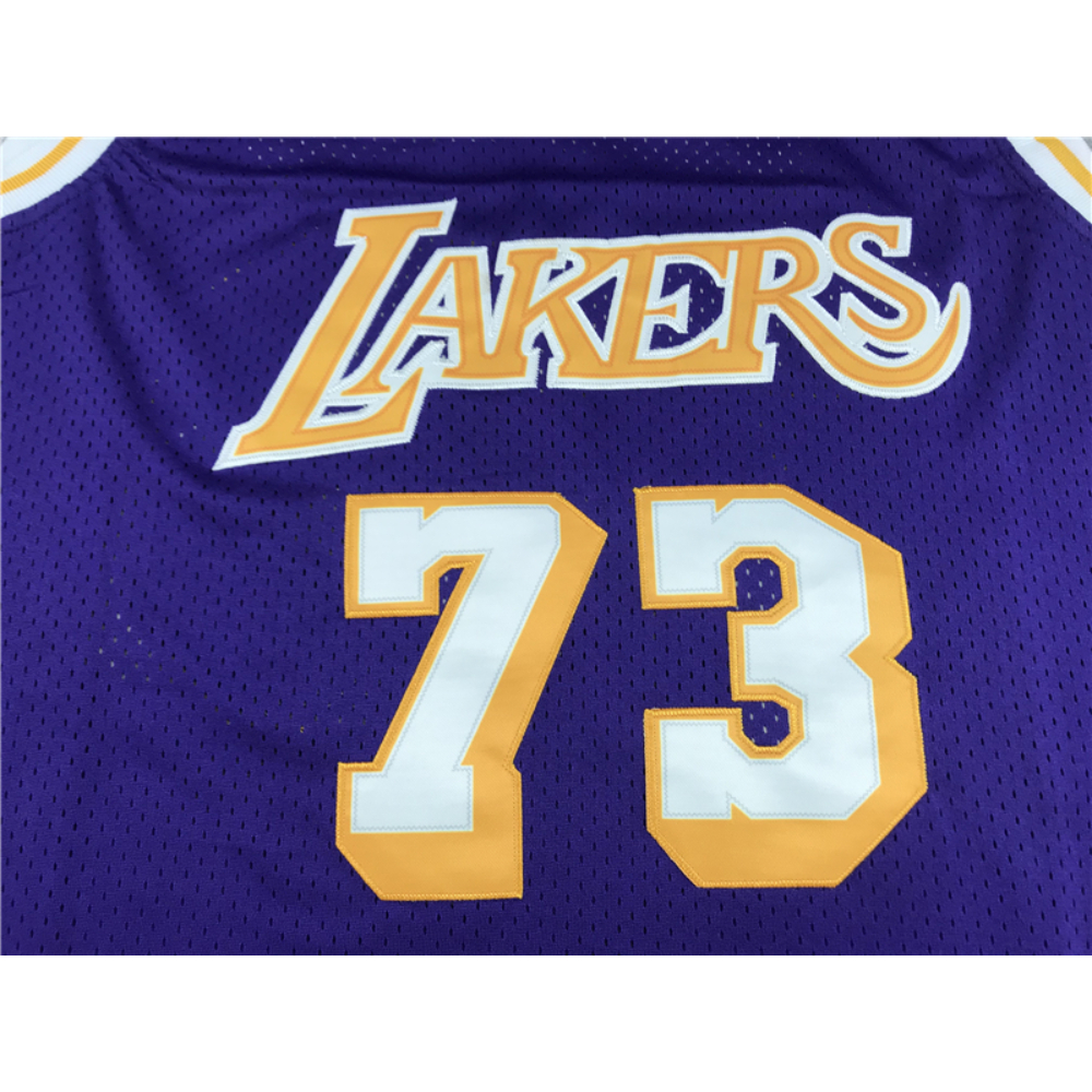 Kép 3/3 - Denis RODMAN lila retro Los Angeles Lakers mez (m&n)