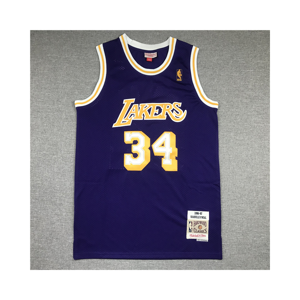 Kép 1/3 - Shaquille O’NEAL 1996-97 lila Los Angeles Lakers mez