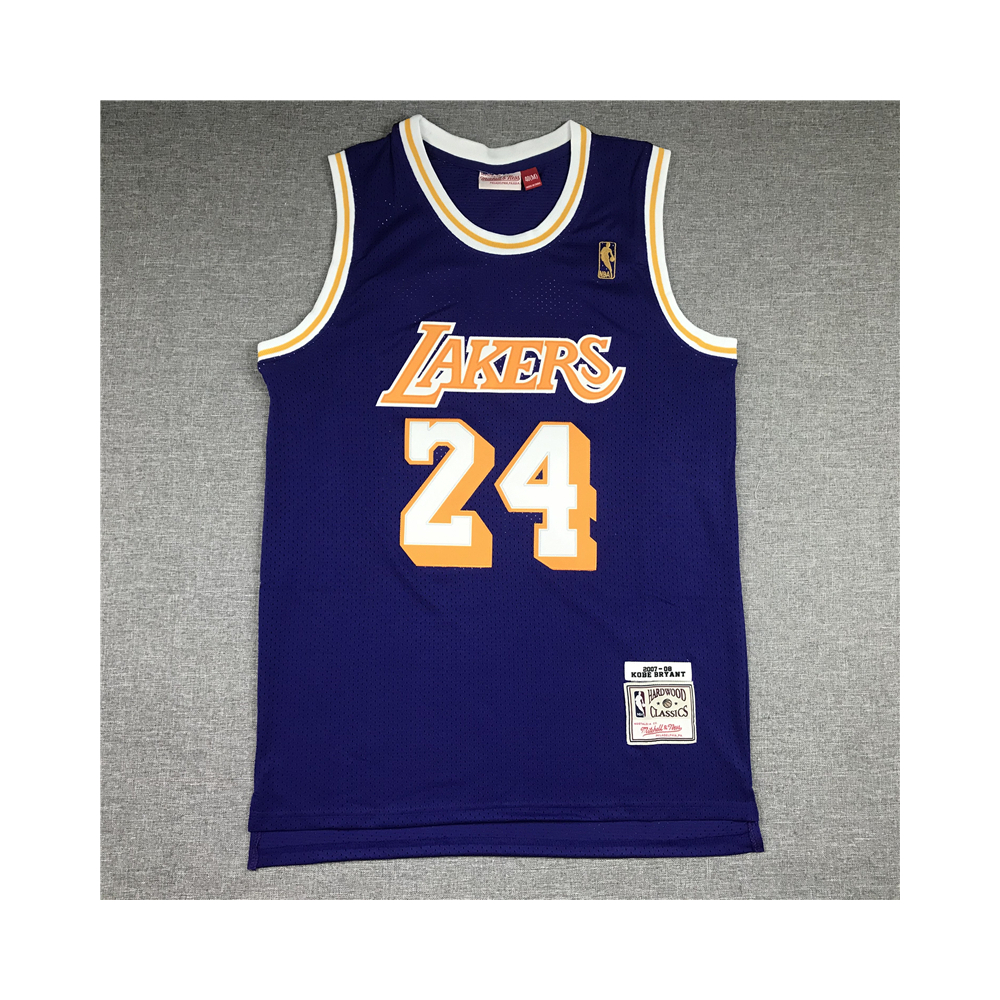 Kép 1/3 - Kobe BRYANT 2007-08 lila Los Angeles Lakers mez #24