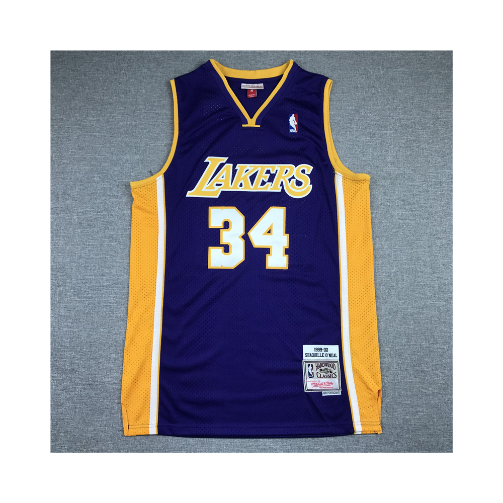 Kép 1/3 - Shaquille O’NEAL 1999-00 lila Los Angeles Lakers mez