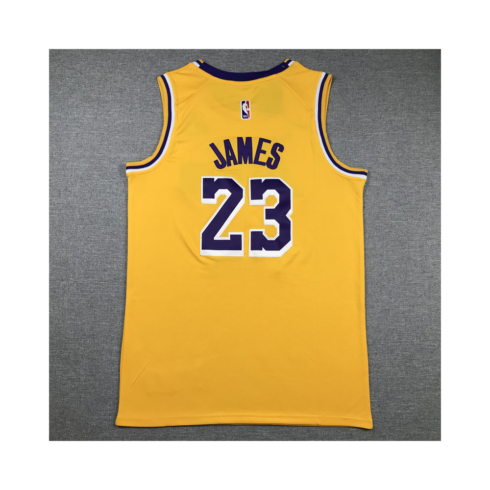 Kép 2/3 - Lebron JAMES sárga 2023-24 Los Angeles Lakers mez #23 (KÉSZLETEN)