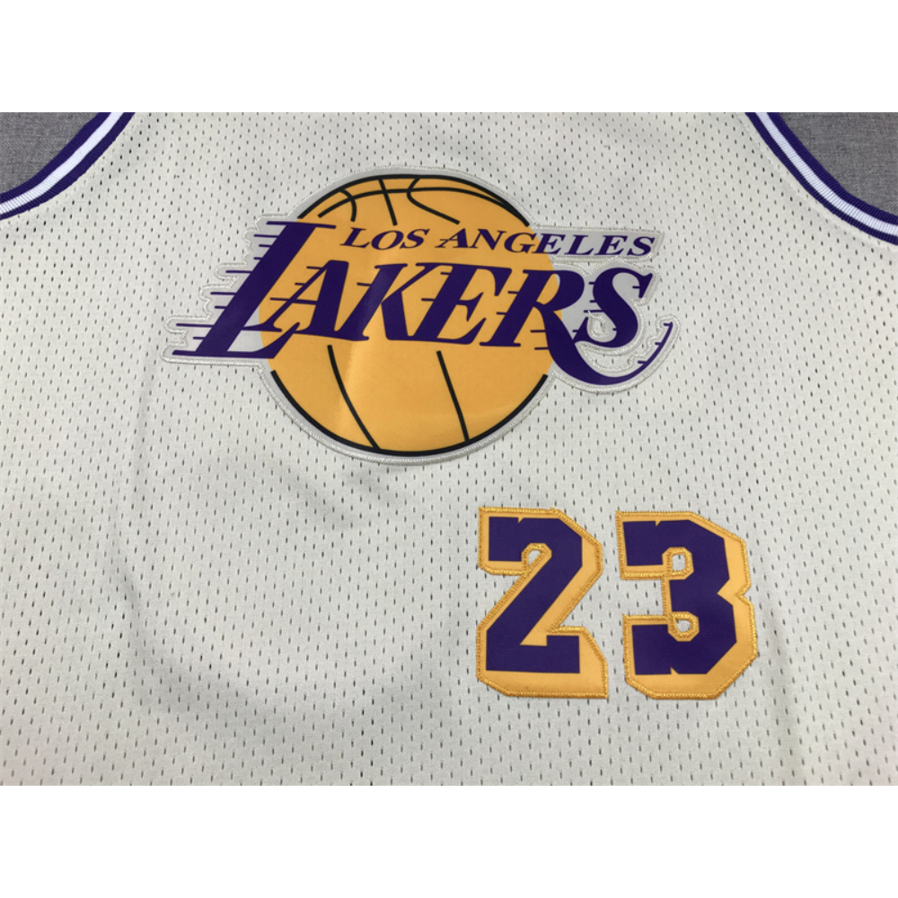 Kép 3/4 - Lebron JAMES CreamWhite vintage Lakers mez #23