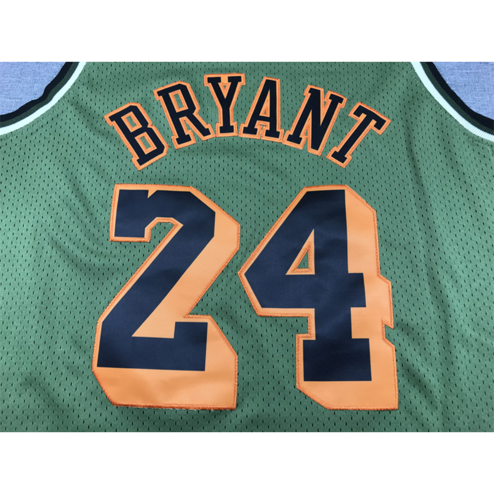 Kép 3/4 - Kobe BRYANT Army Green Los Angeles Lakers mez #24
