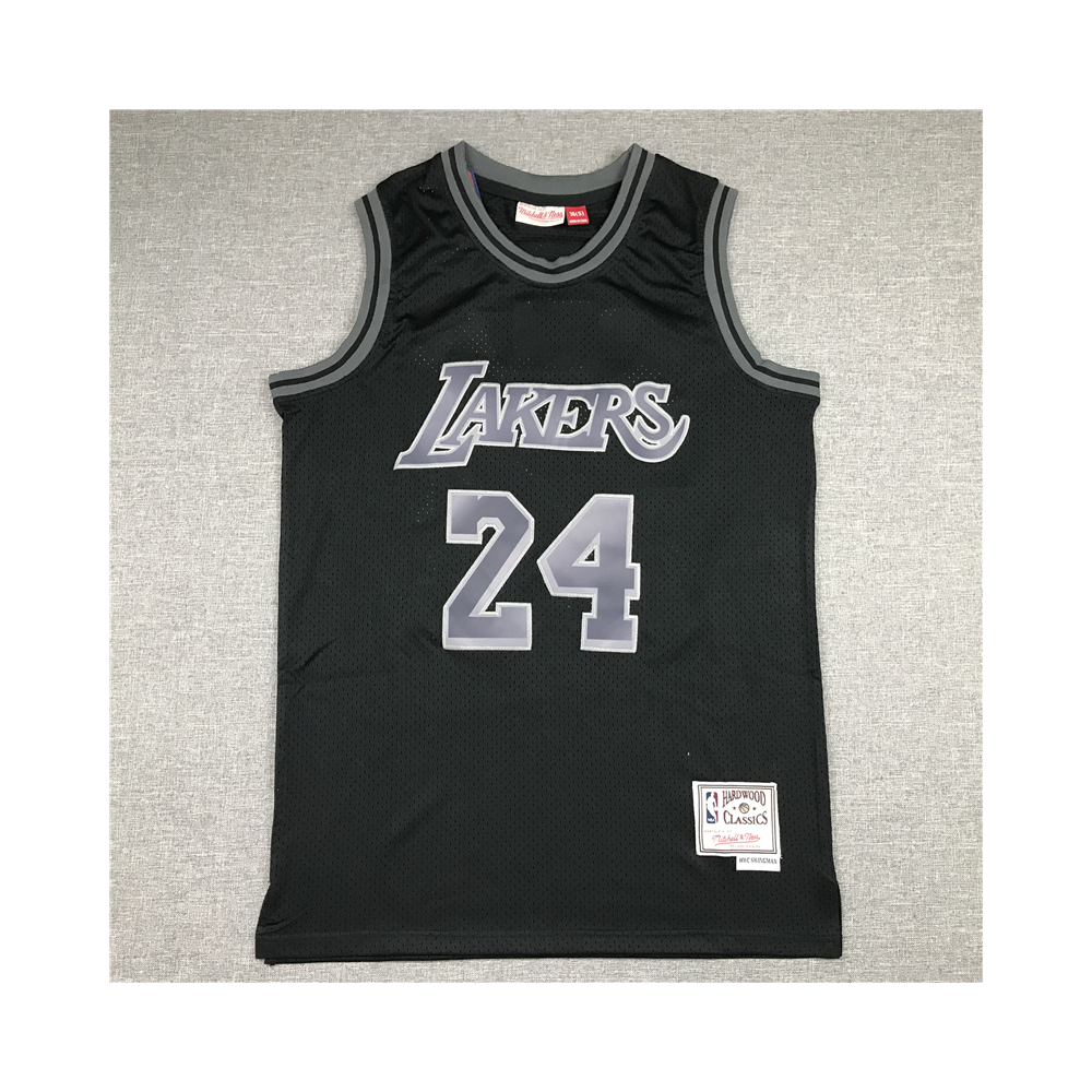 Kép 1/3 - Kobe BRYANT fekete retro Los Angeles Lakers mez #24