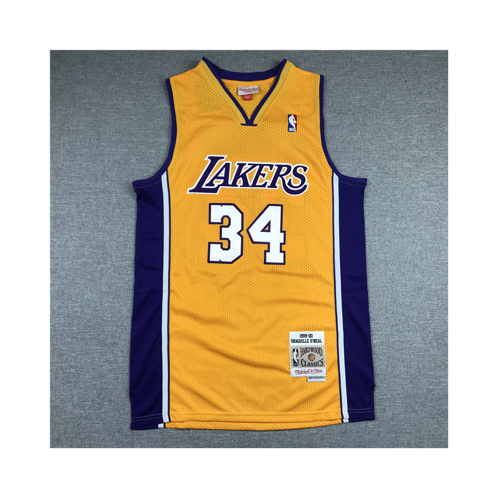 Kép 1/3 - Shaquille O’NEAL 1999-00 sárga Los Angeles Lakers mez