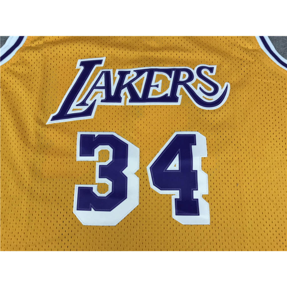 Kép 3/3 - Shaquille O’NEAL 1996-97 sárga Los Angeles Lakers mez