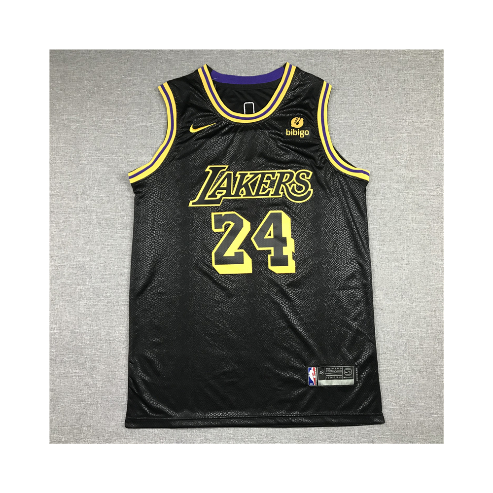 Kép 1/3 - Kobe BRYANT Mamba Lakers mez #24 (KÉSZLETRŐL)