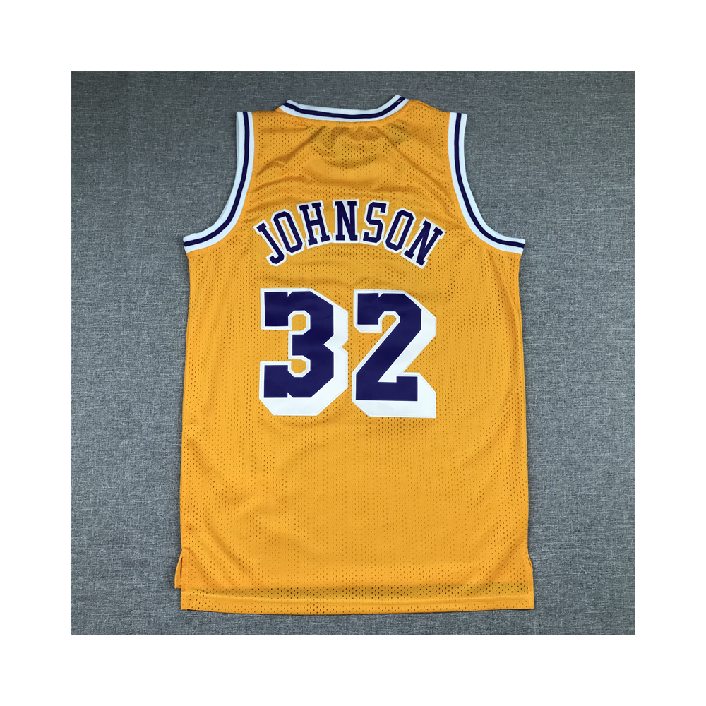 Kép 2/3 - Magic JOHNSON 1984-85 sárga Los Angeles Lakers mez