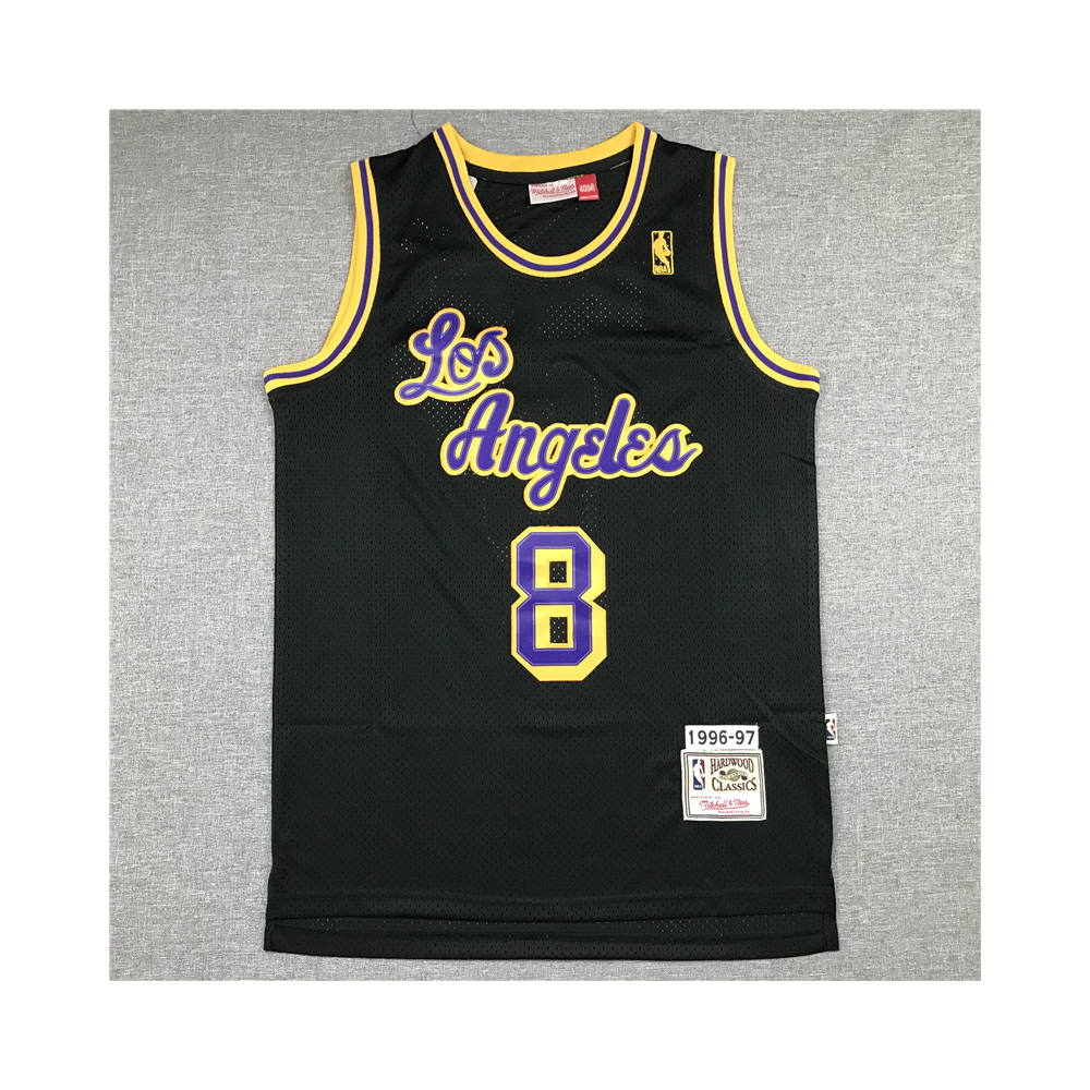 Kép 1/3 - Kobe BRYANT 1996-97 fekete Los Angeles Lakers mez #8