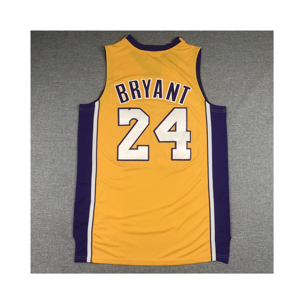 Kép 2/3 - Kobe BRYANT 2008-09 sárga The Finals Los Angeles Lakers mez #24