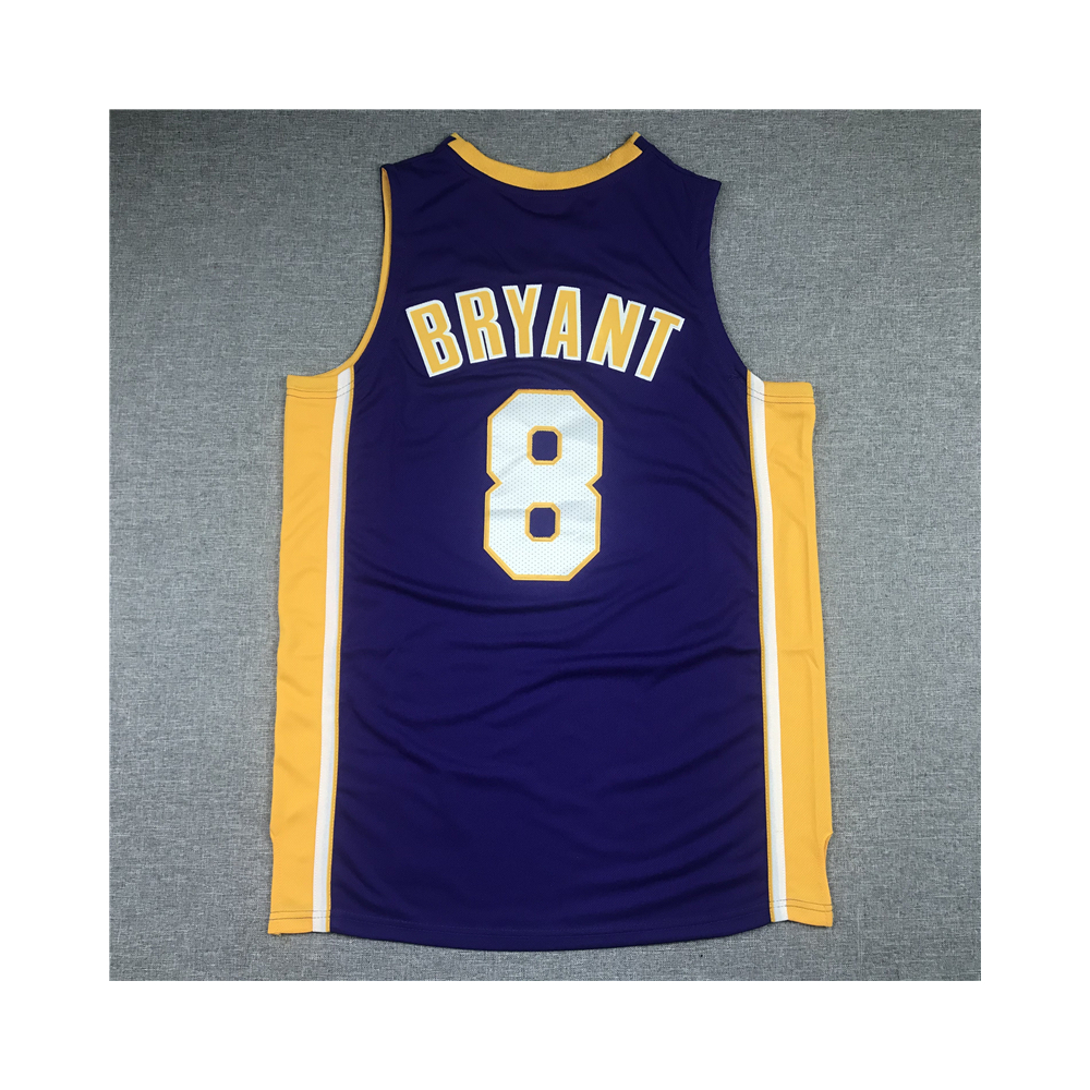 Kép 2/3 - Kobe BRYANT 2000-01 lila The Finals Los Angeles Lakers mez #8