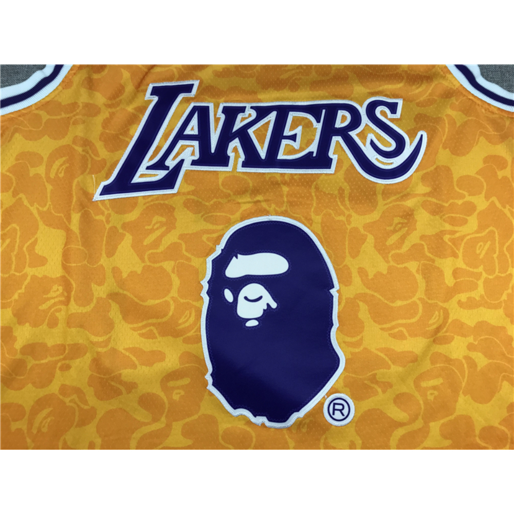 Kép 3/3 - Kobe BRYANT Bape Los Angeles Lakers mez #24