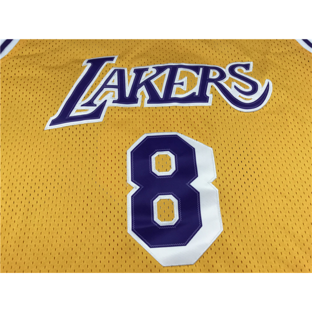 Kép 3/3 - Kobe BRYANT 1996-97 Sárga Los Angeles Lakers mez #8