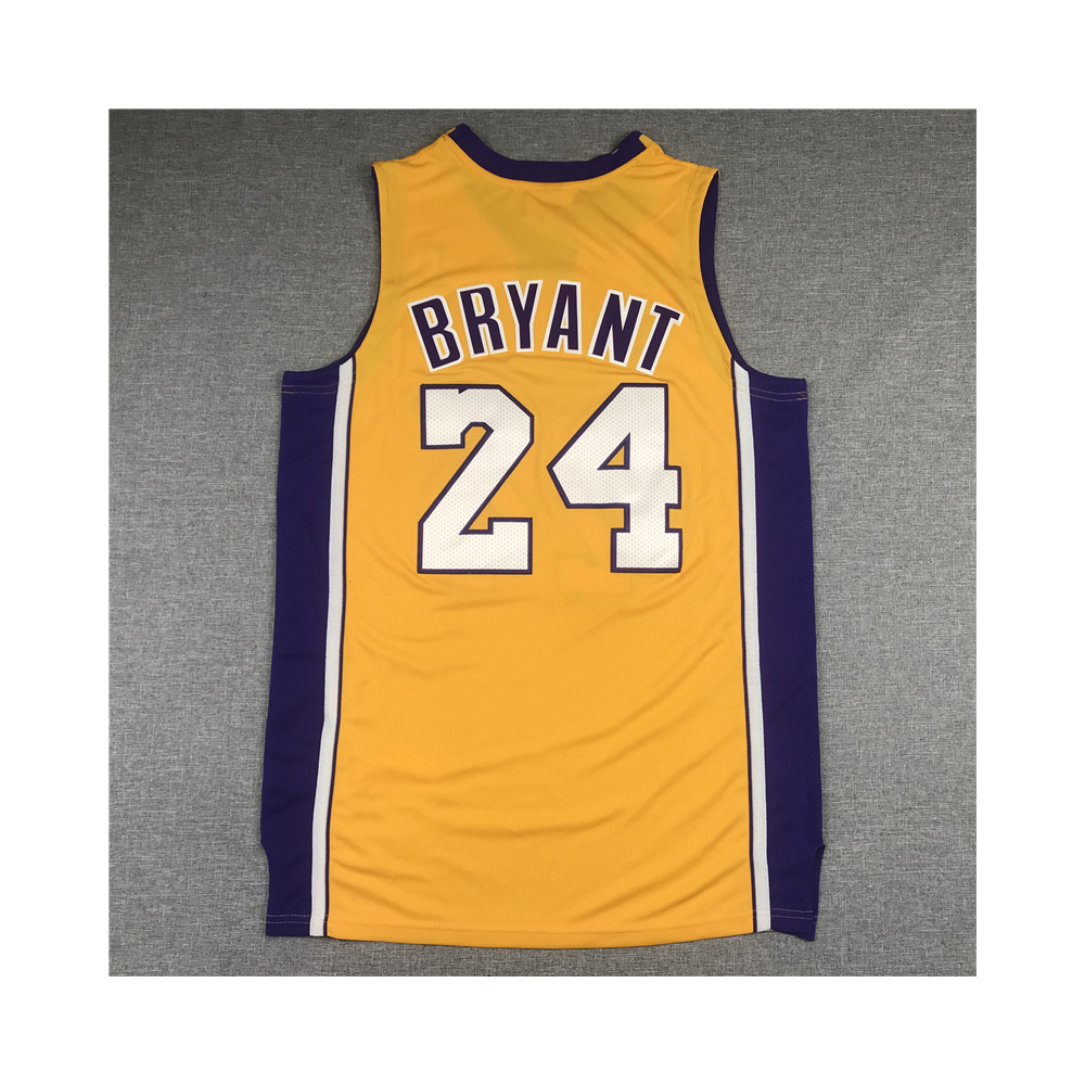 Kép 2/3 - Kobe BRYANT sárga The Finals Los Angeles Lakers mez #24 (KÉSZLETEN)