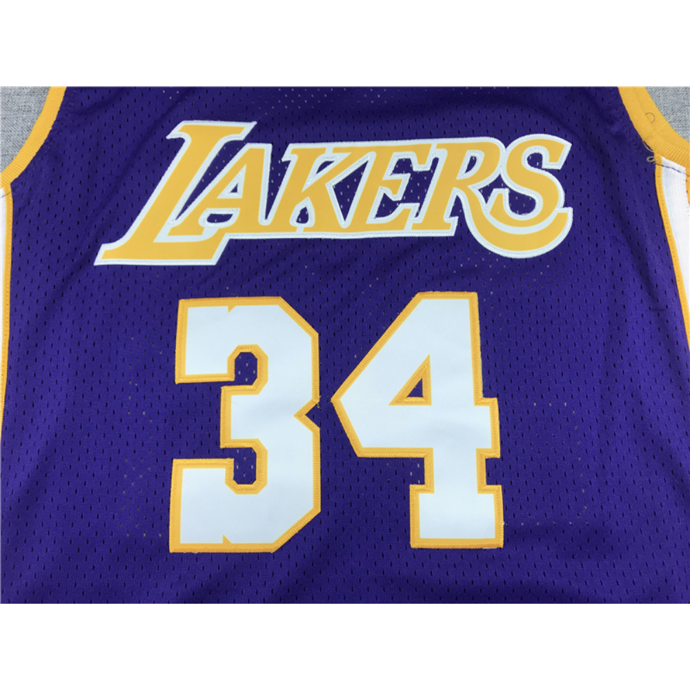 Kép 3/3 - Shaquille O’NEAL 1999-00 lila Los Angeles Lakers mez (KÉSZLETEN)