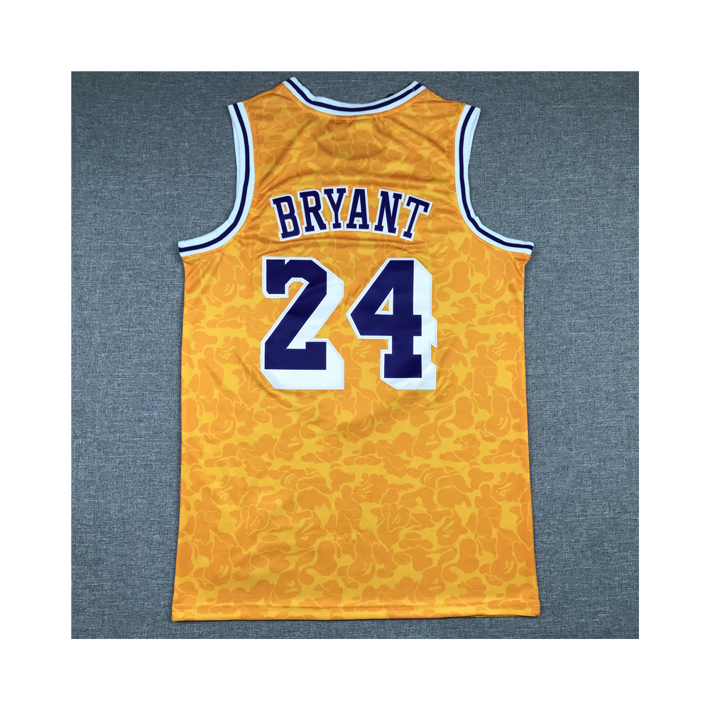 Kép 2/3 - Kobe BRYANT Bape Los Angeles Lakers mez #24