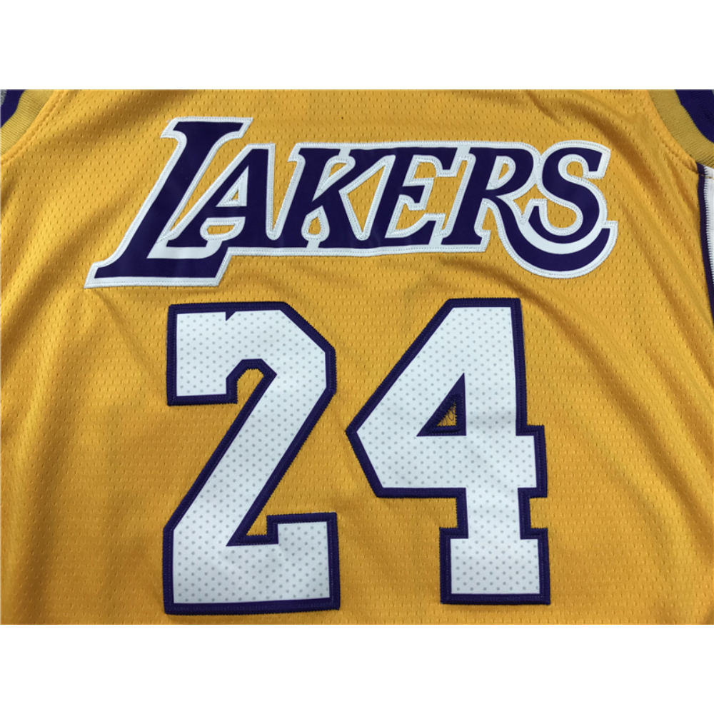 Kép 3/3 - Kobe BRYANT Retire sárga Los Angeles Lakers mez #24