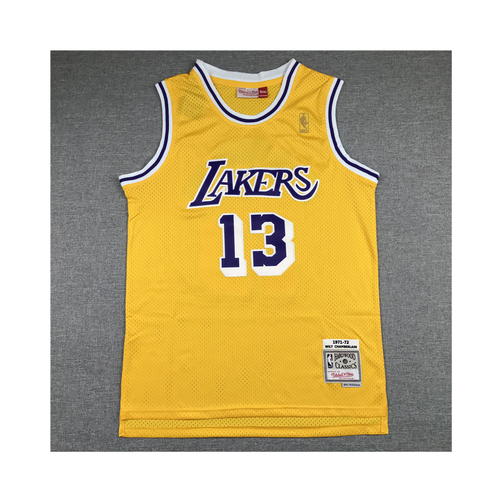 Kép 1/3 - Wilt CHAMBERLAIN 1971-72 sárga Los Angeles Lakers mez