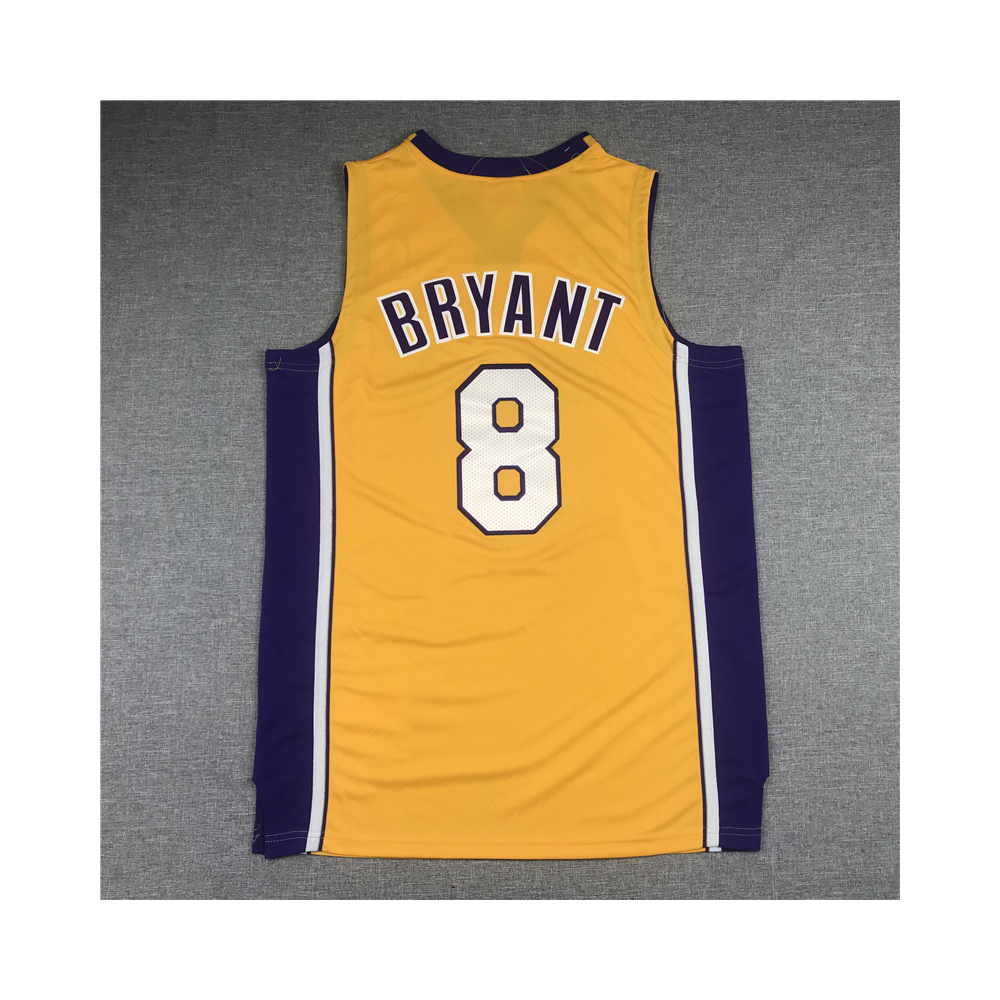 Kép 2/3 - Kobe BRYANT 2000-01 sárga The Finals Los Angeles Lakers mez #8