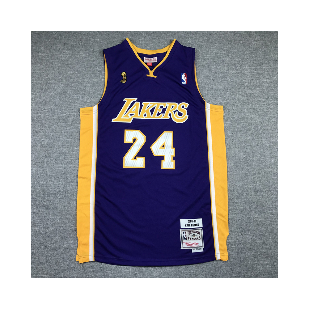 Kép 1/3 - Kobe BRYANT 2008-09 lila Champion Los Angeles Lakers mez #24