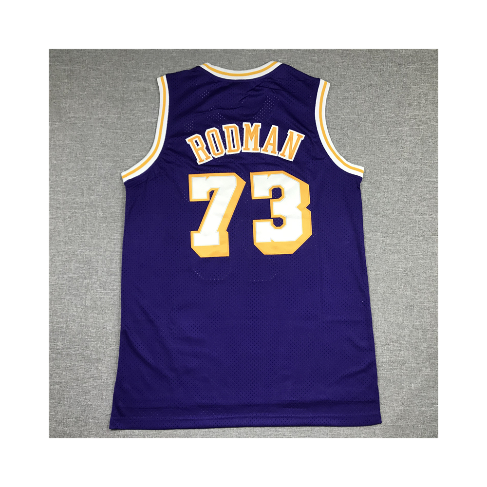 Kép 2/3 - Denis RODMAN lila retro Los Angeles Lakers mez (m&n)