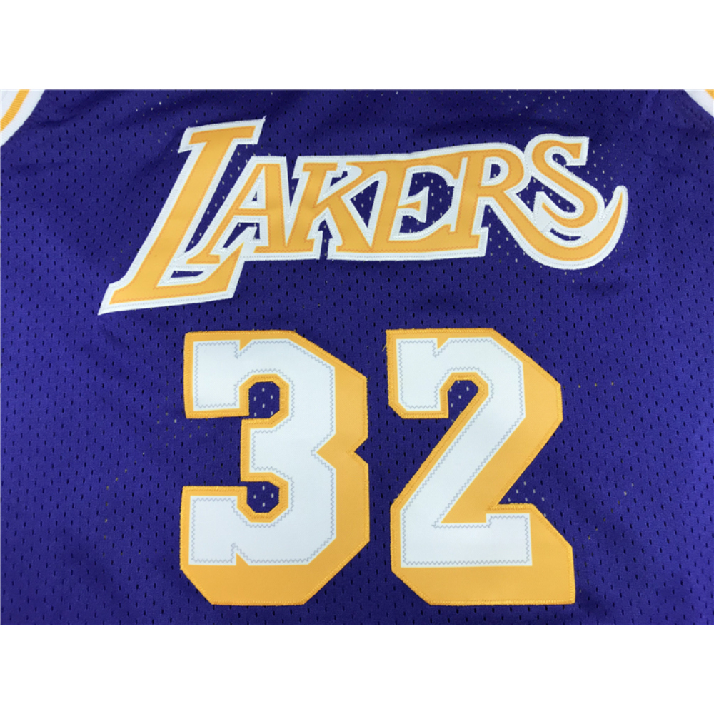Kép 3/4 - Magic JOHNSON 1984-85 lila Los Angeles Lakers mez