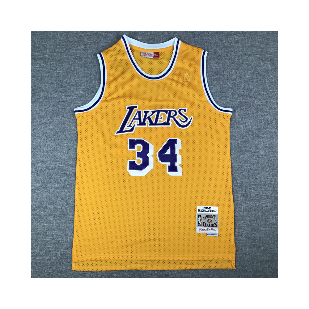 Kép 1/3 - Shaquille O’NEAL 1996-97 sárga Los Angeles Lakers mez