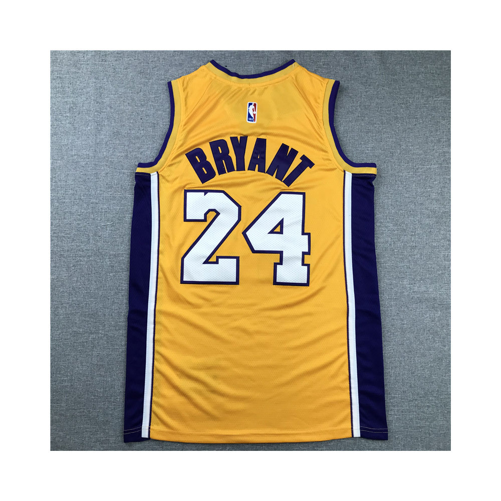 Kép 2/3 - Kobe BRYANT Retire sárga Los Angeles Lakers mez #24