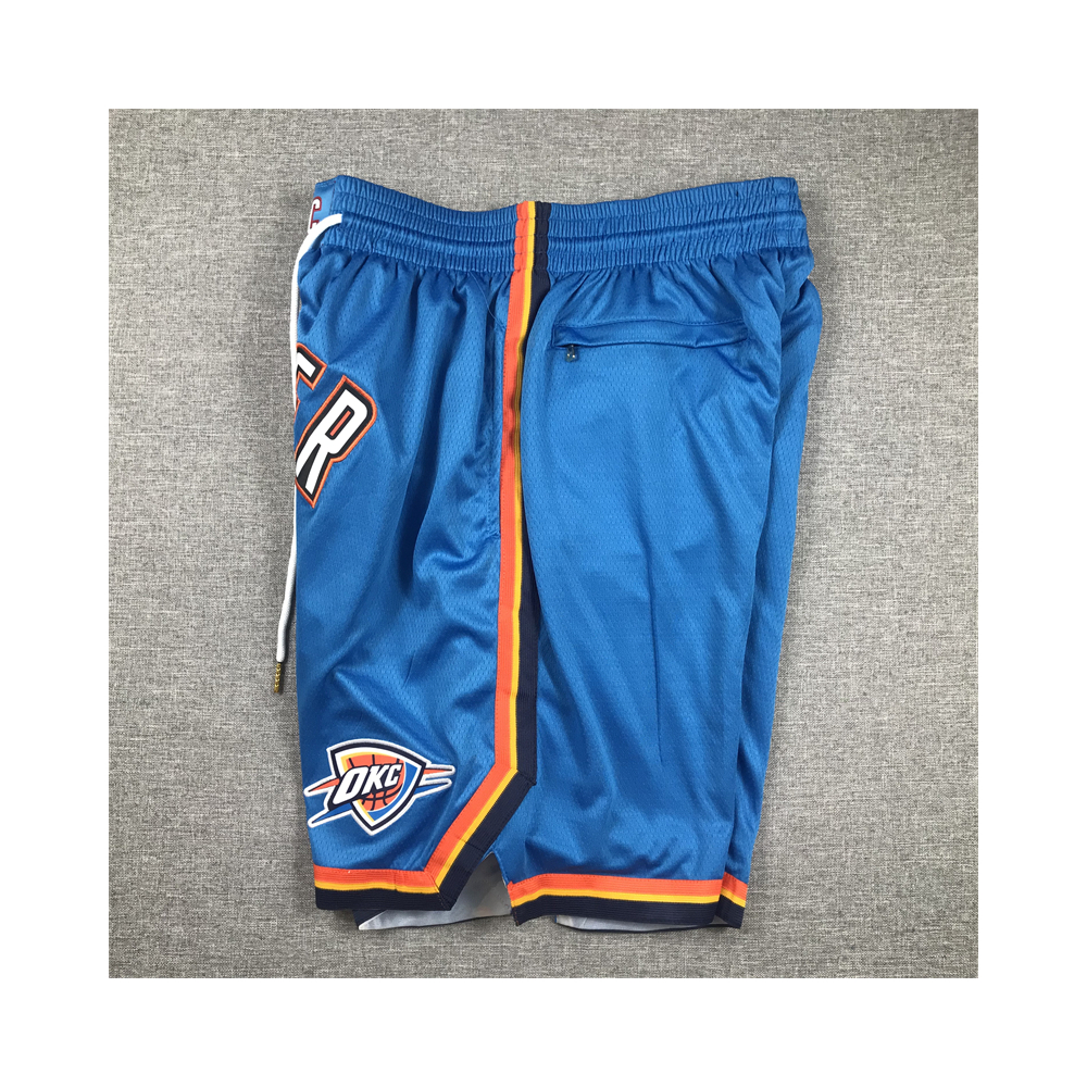 Kép 4/5 - Oklahoma City Thunder kék Just Don zsebes rövidnadrág