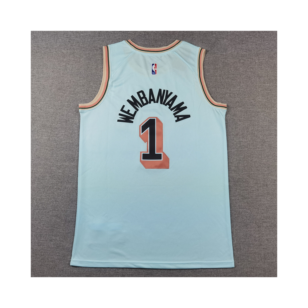 Kép 2/4 - Victor WEMBANYAMA 2024 City edition San Antonio Spurs mez